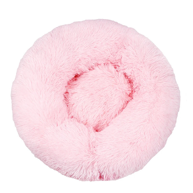Calming Donut Plush Pet Bed