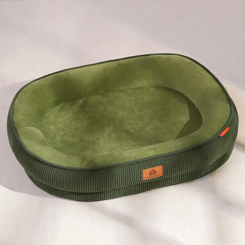 Soft Corduroy Pet Bed