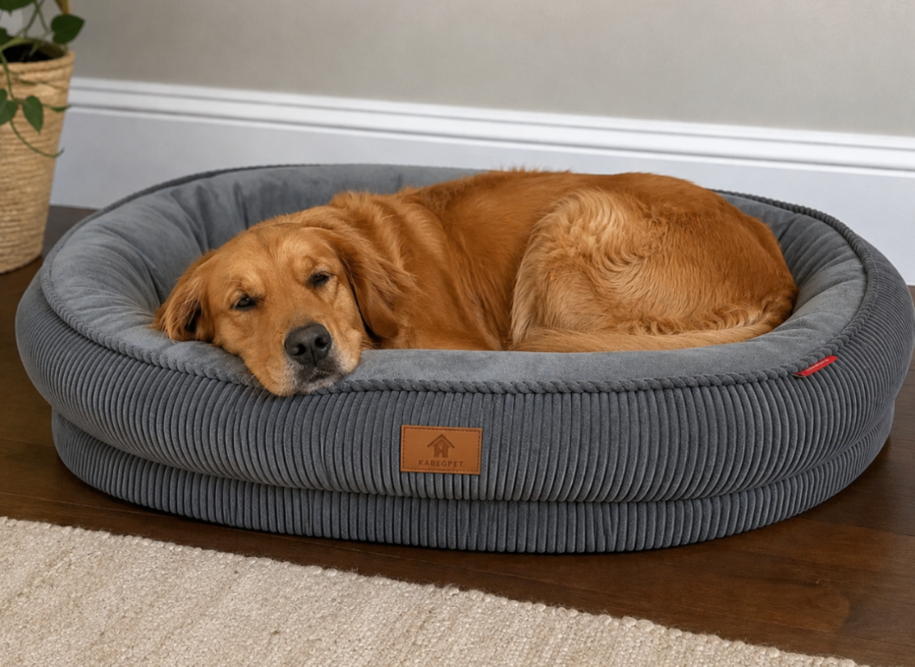 Soft Corduroy Pet Bed