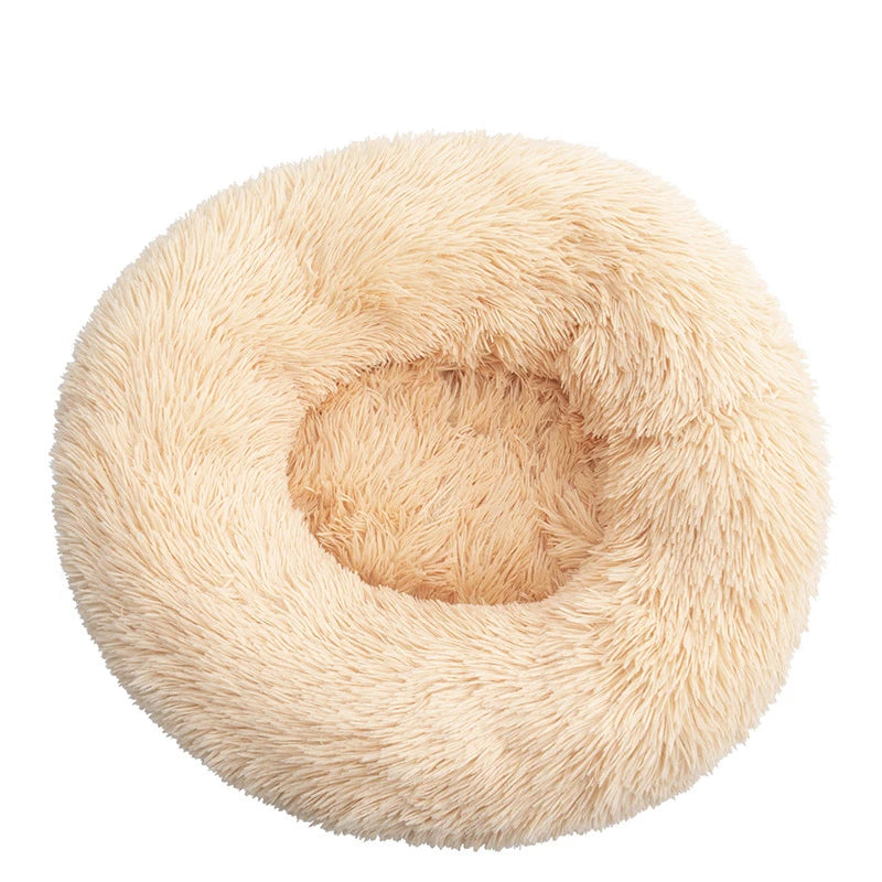 Calming Donut Plush Pet Bed