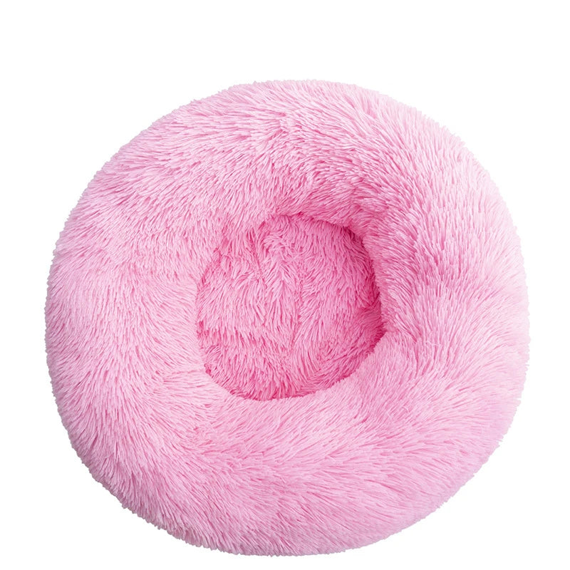 Calming Donut Plush Pet Bed