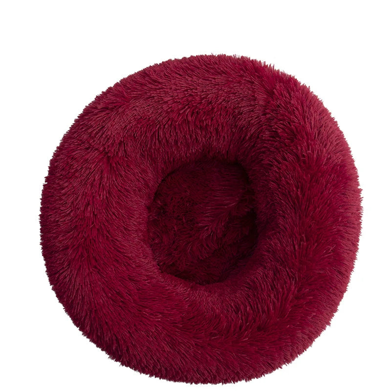 Calming Donut Plush Pet Bed
