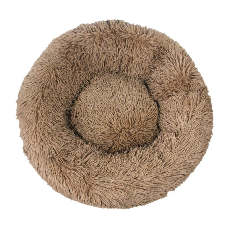 Calming Donut Plush Pet Bed