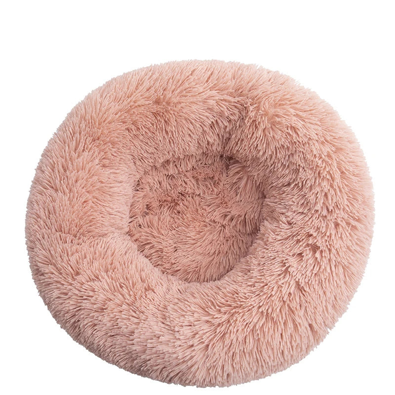 Calming Donut Plush Pet Bed