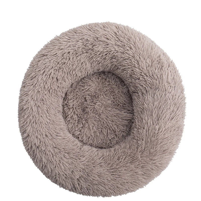 Calming Donut Plush Pet Bed