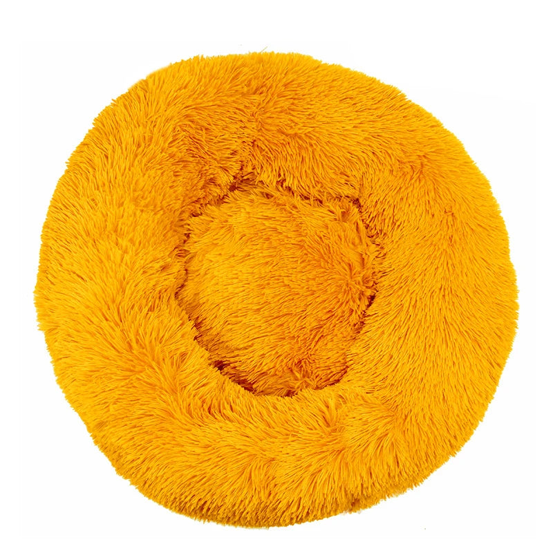 Calming Donut Plush Pet Bed