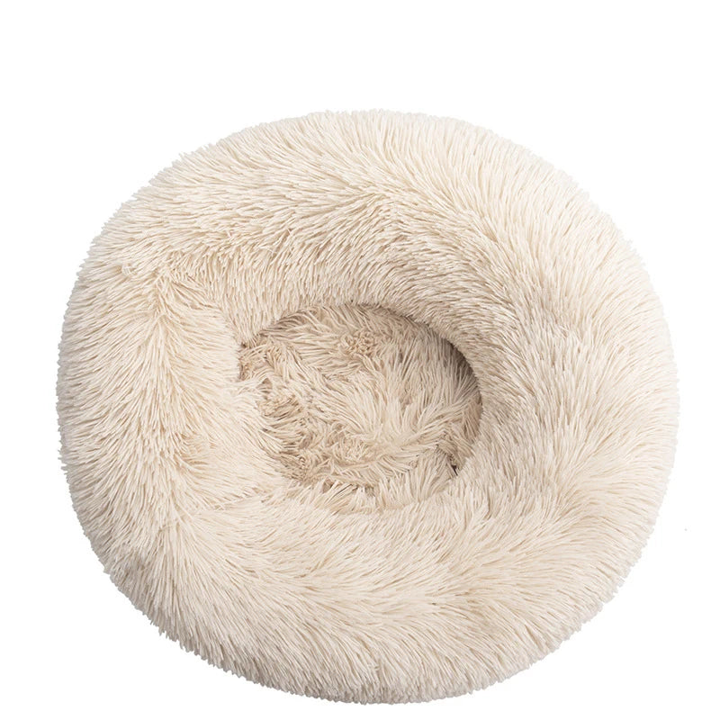 Calming Donut Plush Pet Bed
